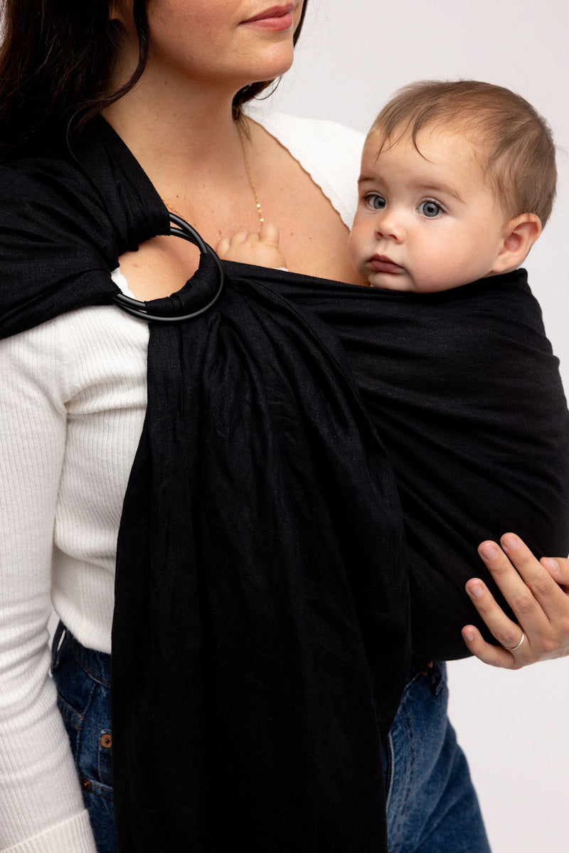 WildBird Linen Sling | Raven