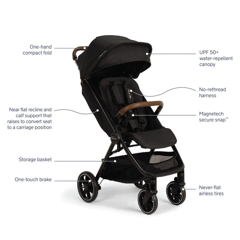Nuna TRVL LX Stroller + PIPA Urbn Travel System — Cozy Kids Furniture