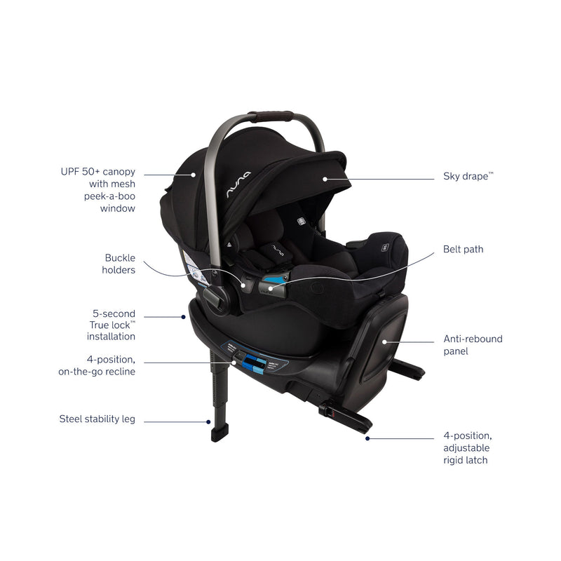 nuna pipa rx car seat and stroller Nuna PIPA RX Infant Car Seat + RELX Base — Cozy Kids Furniture