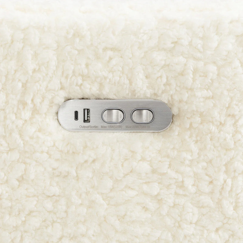 Babyletto Kiwi Plus Power Recliner and Swivel Glider with Power Adjustable Headrest and USB Port