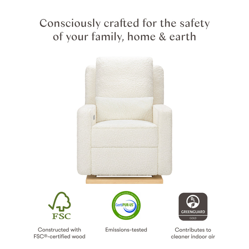 Babyletto Sigi Electronic Recliner and Glider with USB Port