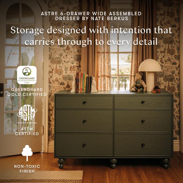 Nate Berkus x Babyletto Astre 6-Drawer Dresser