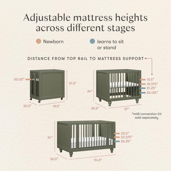 Nate Berkus x Babyletto Astre All-Stages Crib