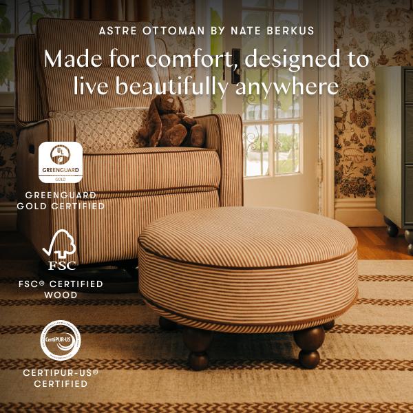Nate Berkus x Babyletto Astre Ottoman