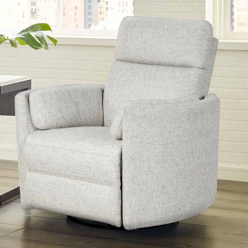 Parker House Radius Plus Swivel Glider Recliner with Power Tilt Headrest