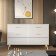 New York Double Dresser Natural with White