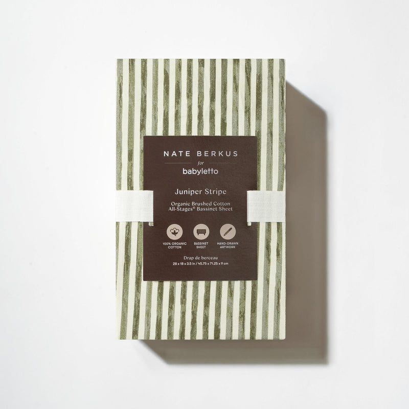 Nate Berkus x Babyletto All-Stages Bassinet Sheet