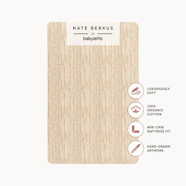 Nate Berkus x Babyletto Mini Crib Sheet