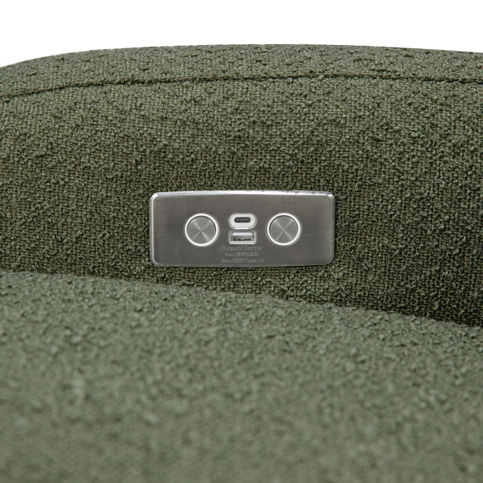 Babyletto Nami Electronic Recliner and Swivel Glider Recliner with USB port