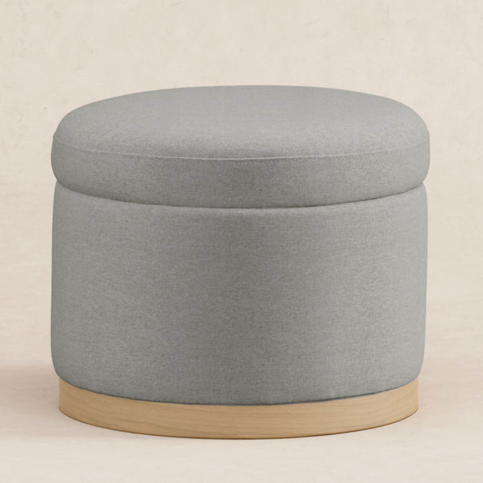 Babyletto Naka Storage Ottoman in Eco-Performance Fabric | Water Repellent & Stain Resistant