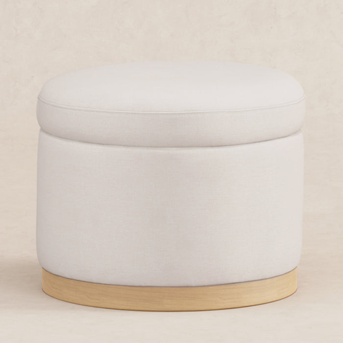 Babyletto Naka Storage Ottoman in Eco-Performance Fabric | Water Repellent & Stain Resistant