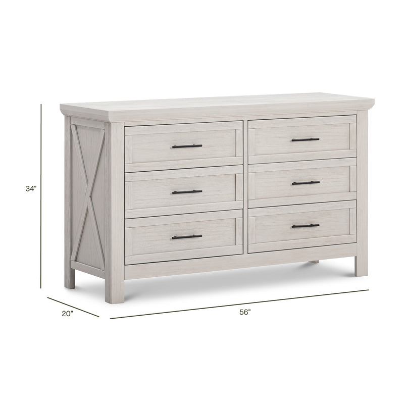 Monogram by Namesake Emory Farmhouse 6-Drawer Dresser