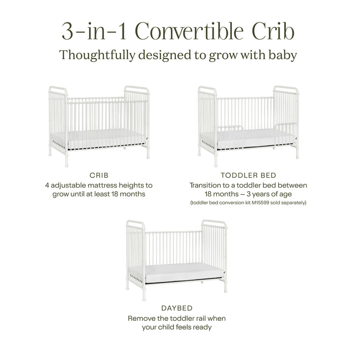 Namesake Abigail 3-in-1 Convertible Crib