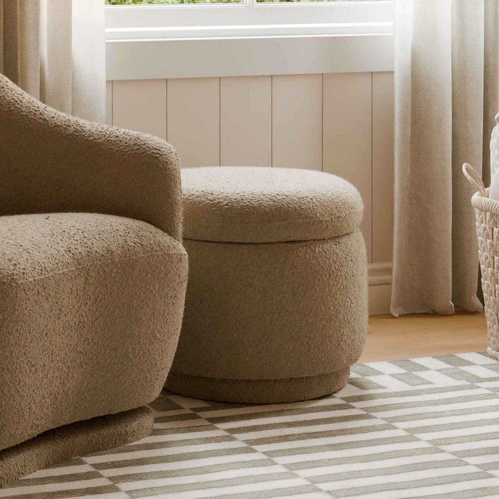 Babyletto Enoki Storage Ottoman in Boucle