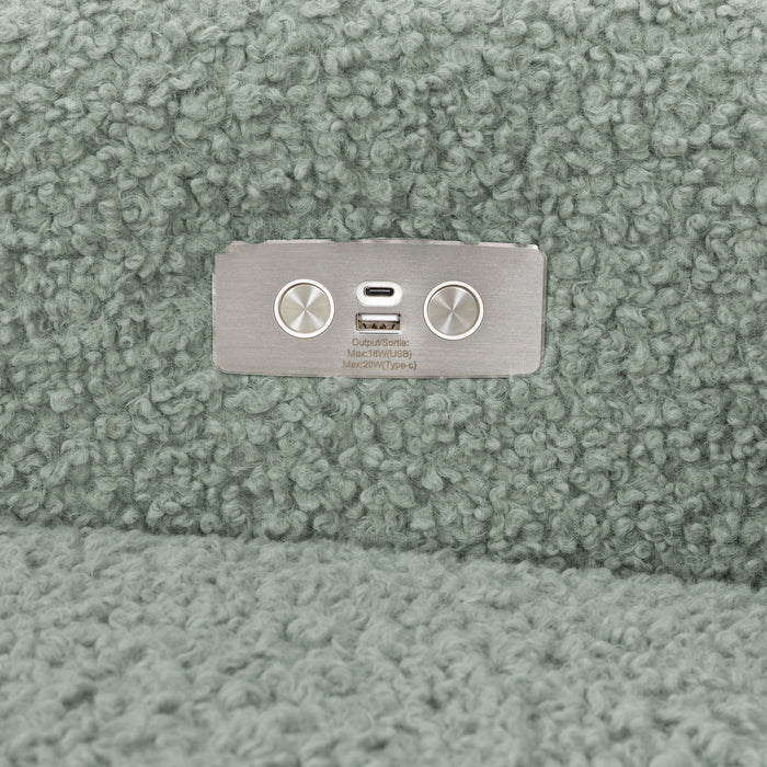 Babyletto Kiwi Electronic Recliner and Swivel Glider with USB port