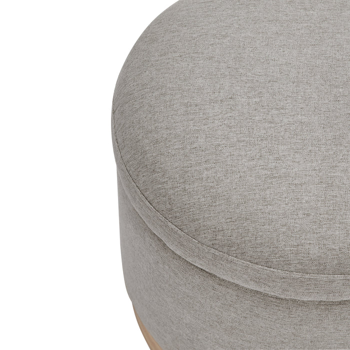 Babyletto Naka Storage Ottoman in Eco-Performance Fabric | Water Repellent & Stain Resistant