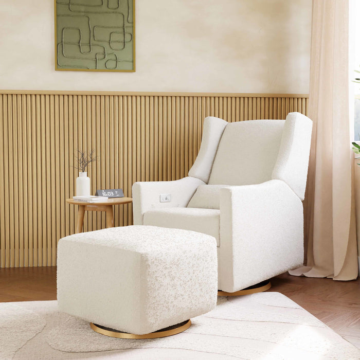 Babyletto Kiwi Electronic Recliner and Swivel Glider with USB port