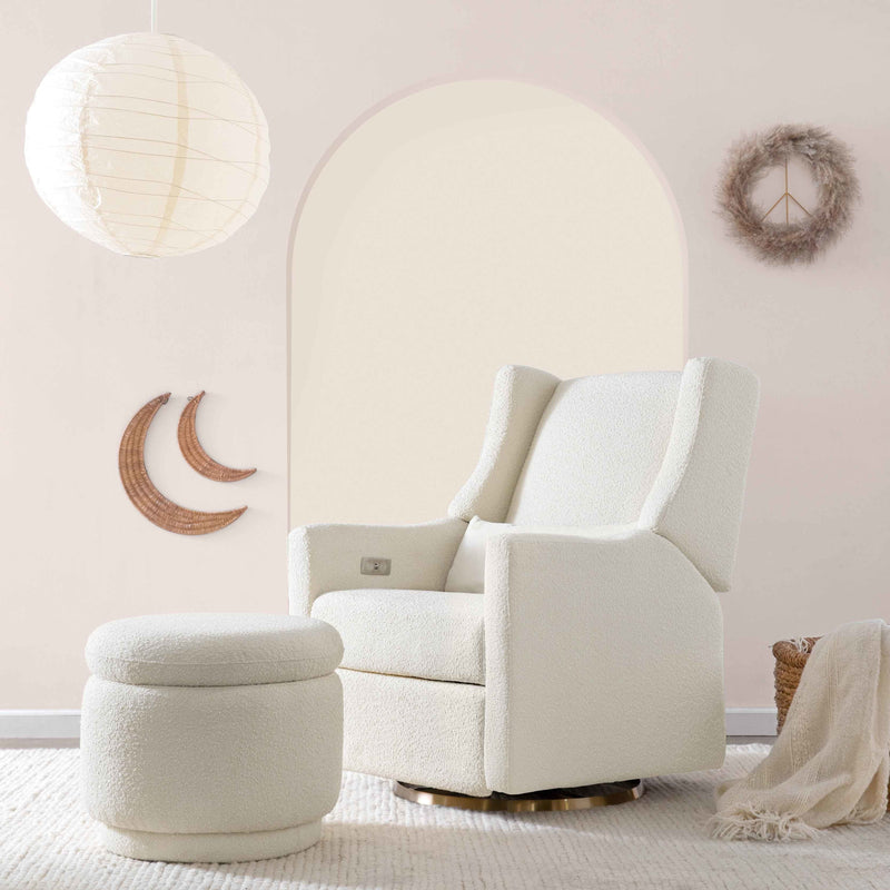 Babyletto Enoki Storage Ottoman in Boucle