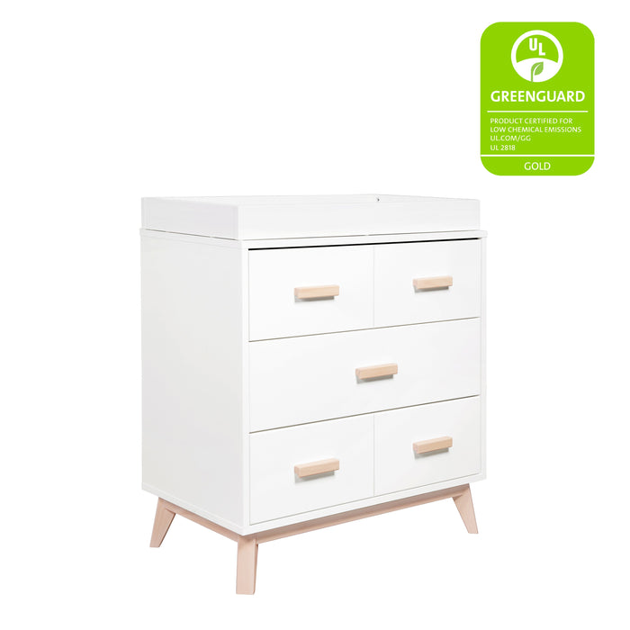 Babyletto Scoot 3-Drawer Changer Dresser with Removable Changing Tray