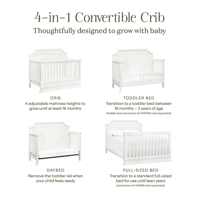 Namesake Emma Regency 4-in-1 Convertible Crib