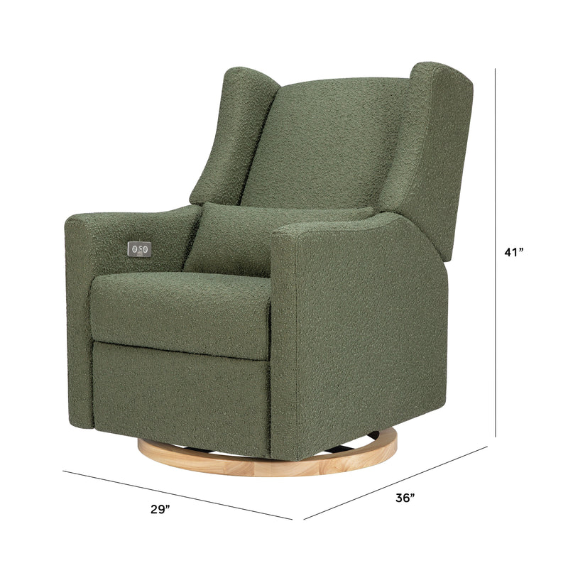 Babyletto Kiwi Electronic Recliner and Swivel Glider with USB port