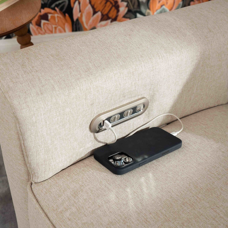 Namesake Willa Plus Power Glider Recliner + Power Headrest