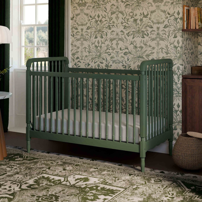 Namesake Liberty 3-in-1 Convertible Spindle Crib with Toddler Bed Conversion Kit