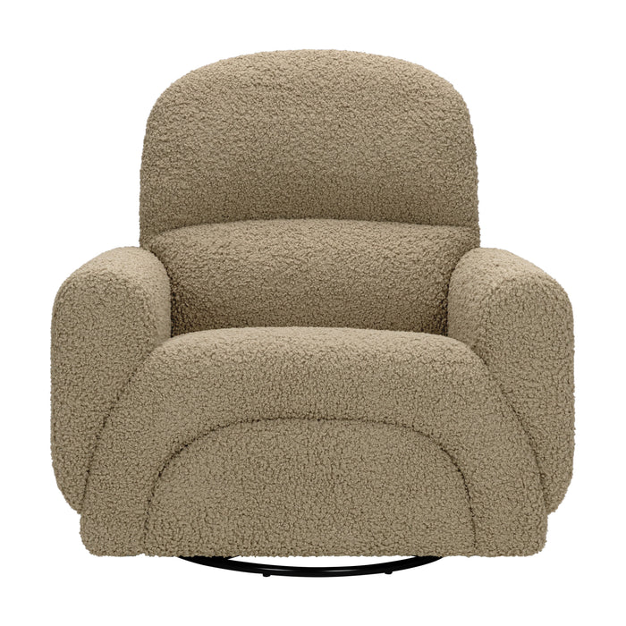 Babyletto Rainbow Recliner and Swivel Glider in Teddy Loop
