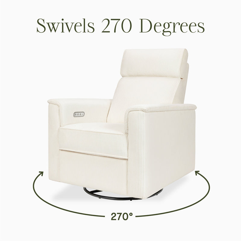 Namesake Willa Plus Power Glider Recliner + Power Headrest