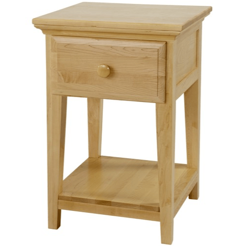 Maxtrix 1-Drawer Nightstand with Shelf