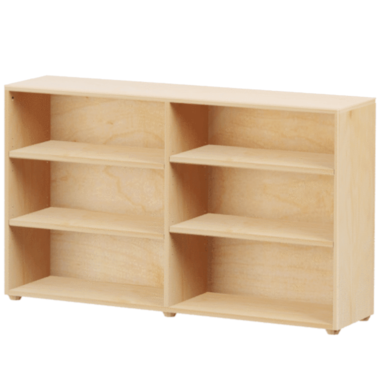 Maxtrix Low 6 Shelf Bookcase