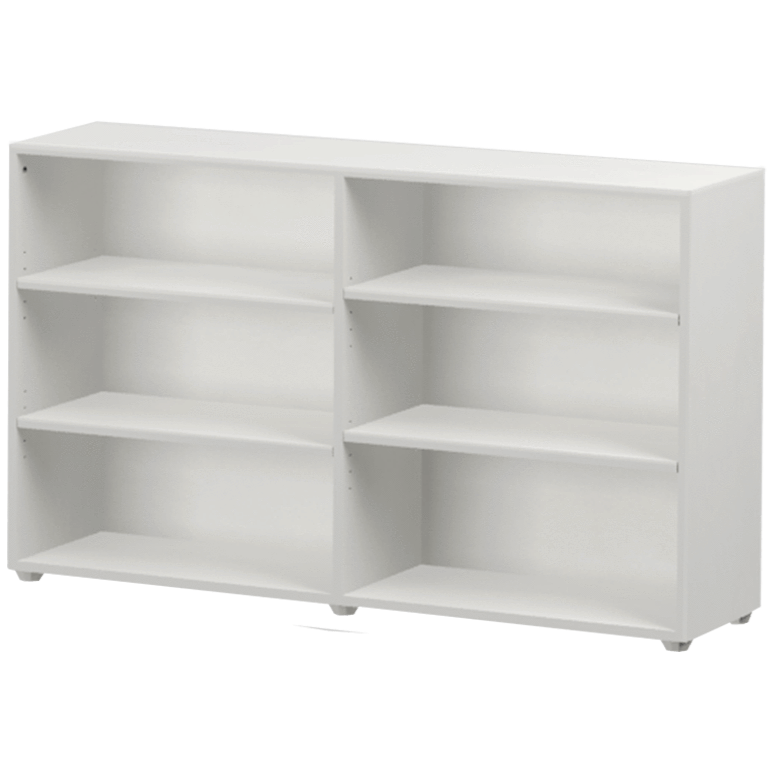 Maxtrix Low 6 Shelf Bookcase