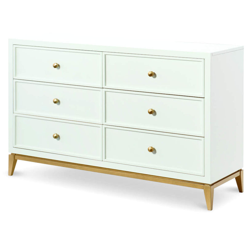 legacy classic kids dresser Legacy Classic Kids Canterbury Dresser in Natural White 9815-1100