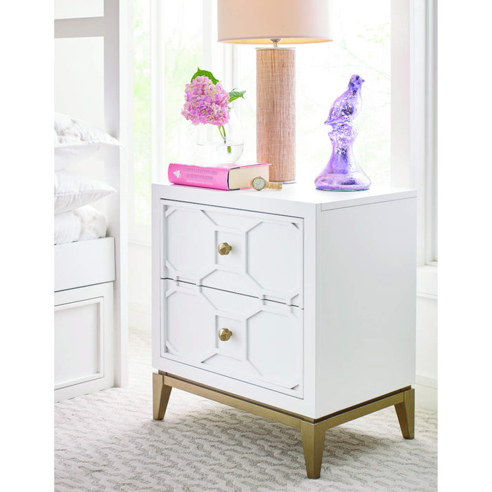 Legacy Classic Kids Chelsea by Rachel Ray Nightstand with Decorative Lattice