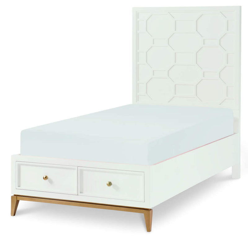 Legacy Classic Kids Chelsea by Rachel Ray Panel Twin Bed with Storage Footboard