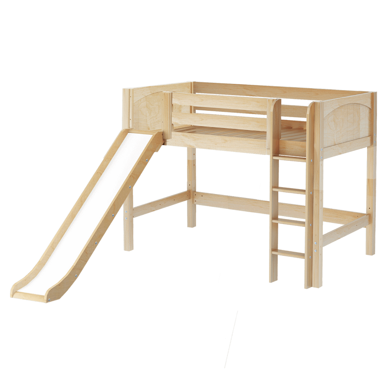 Maxtrix Twin Mid Loft Bed with Slide