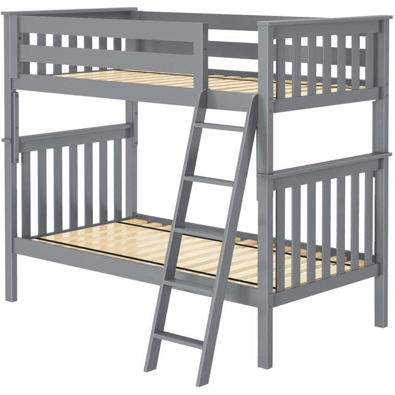 Jackpot Deluxe Bristol Twin over Twin Bunk with Angle Ladder