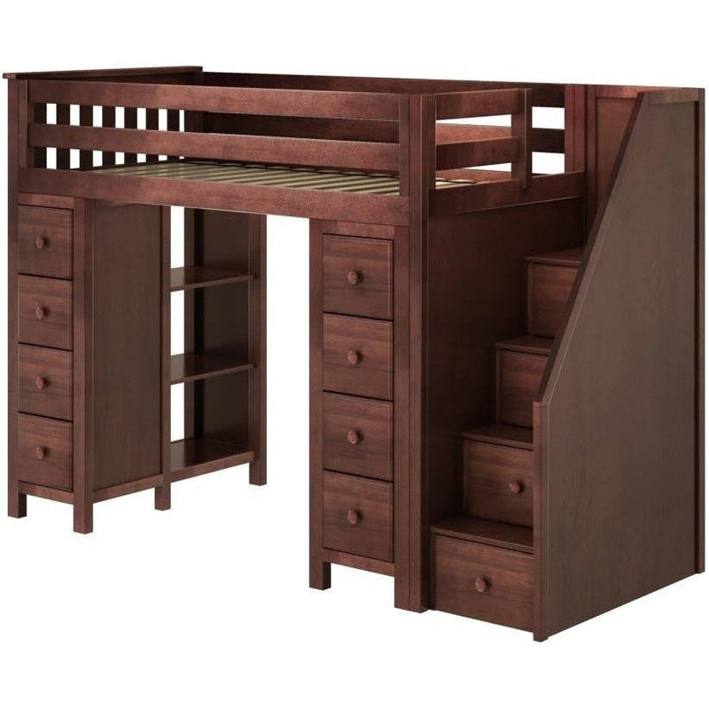 Jackpot Deluxe Chester Staircase Loft Bed Storage + Storage