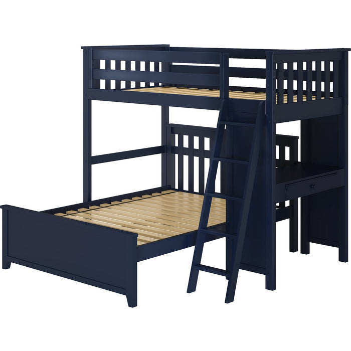 Jackpot Deluxe Canterbury Loft Bed Study + Full Bed