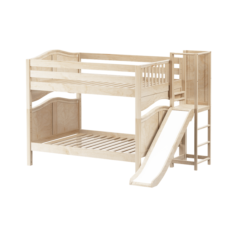 Maxtrix Full Medium Bunk Bed with Slide Platform