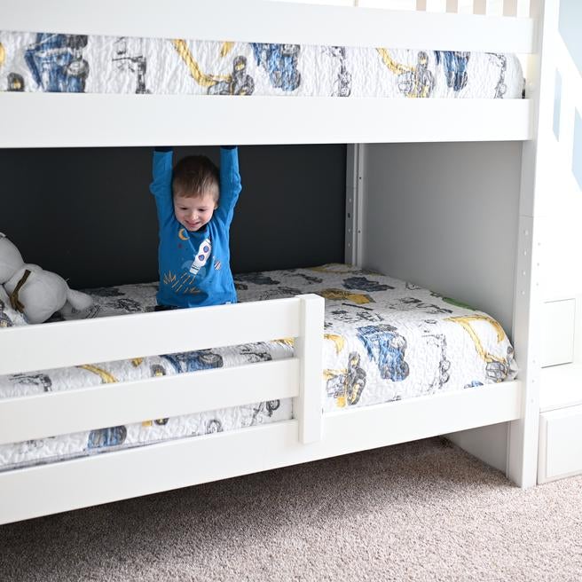 Maxtrix Twin Medium Bunk Bed with Stairs