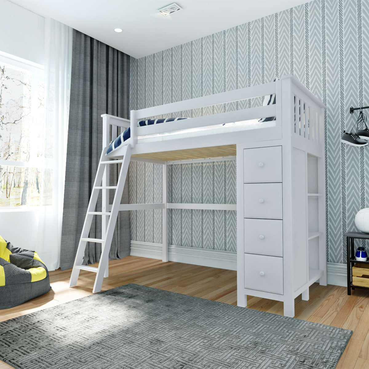 Jackpot Deluxe Edinburgh Loft Bed Storage Cozy Kids Furniture Jackpot Deluxe Edinburgh Loft Bed Storage Cozy Kids Furniture