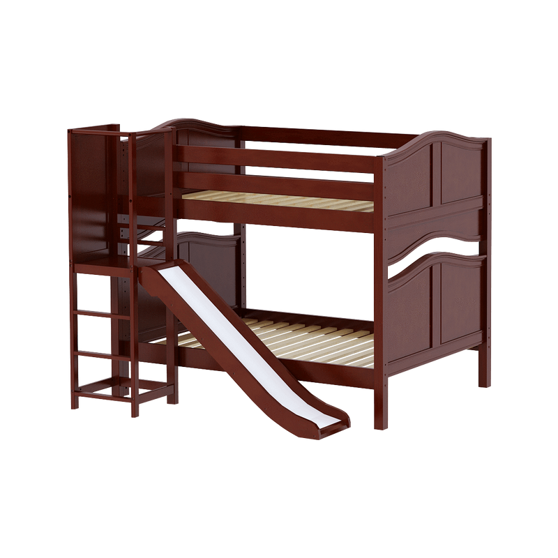 Maxtrix Full Medium Bunk Bed with Slide Platform