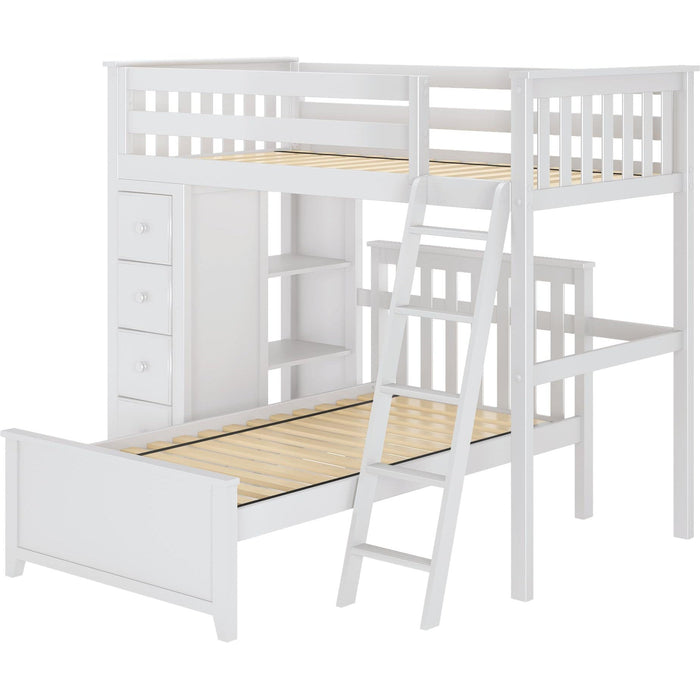 Jackpot Deluxe Edinburgh All in One Loft Bed Storage + Twin Bed