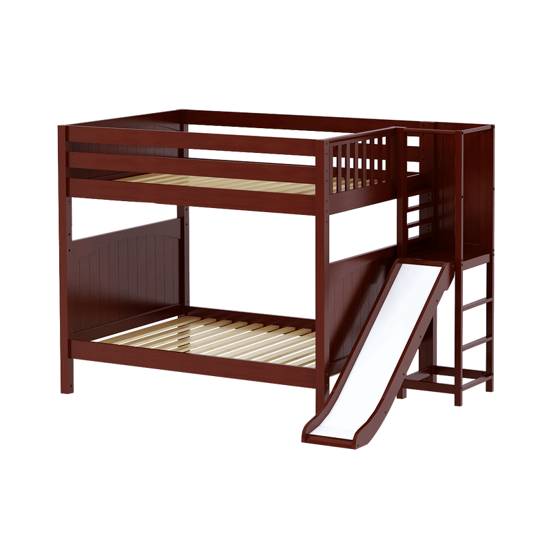 Maxtrix Full High Bunk Bed with Slide Platform