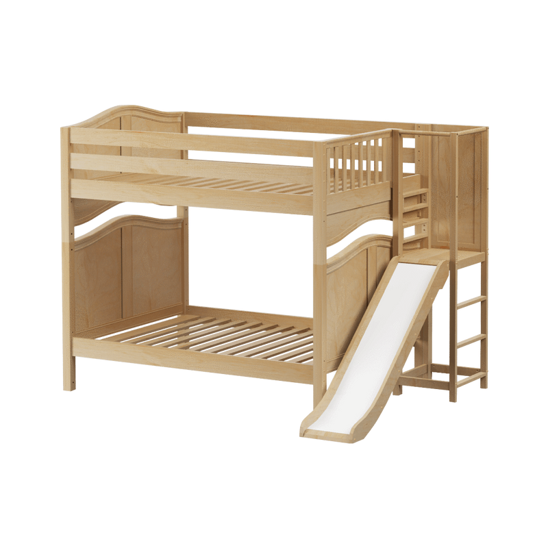 Maxtrix Full High Bunk Bed with Slide Platform