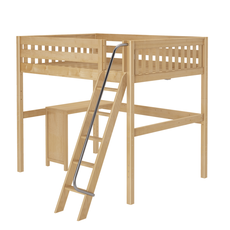 Maxtrix Full High Loft Bed + Corner Desk