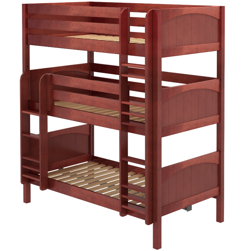 Maxtrix Twin Triple Bunk Bed with Ladder
