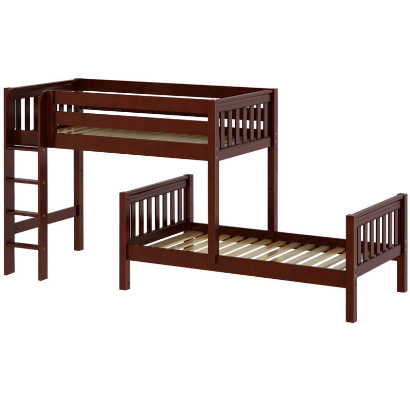 Maxtrix Twin L-Shaped Bunk Bed