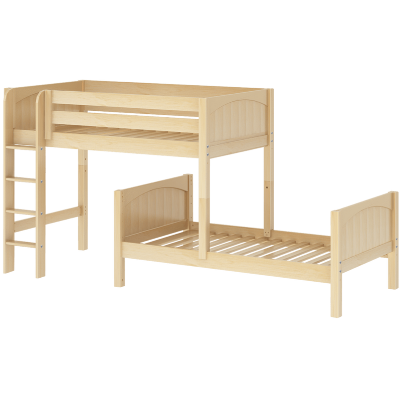 Maxtrix Twin L-Shaped Bunk Bed